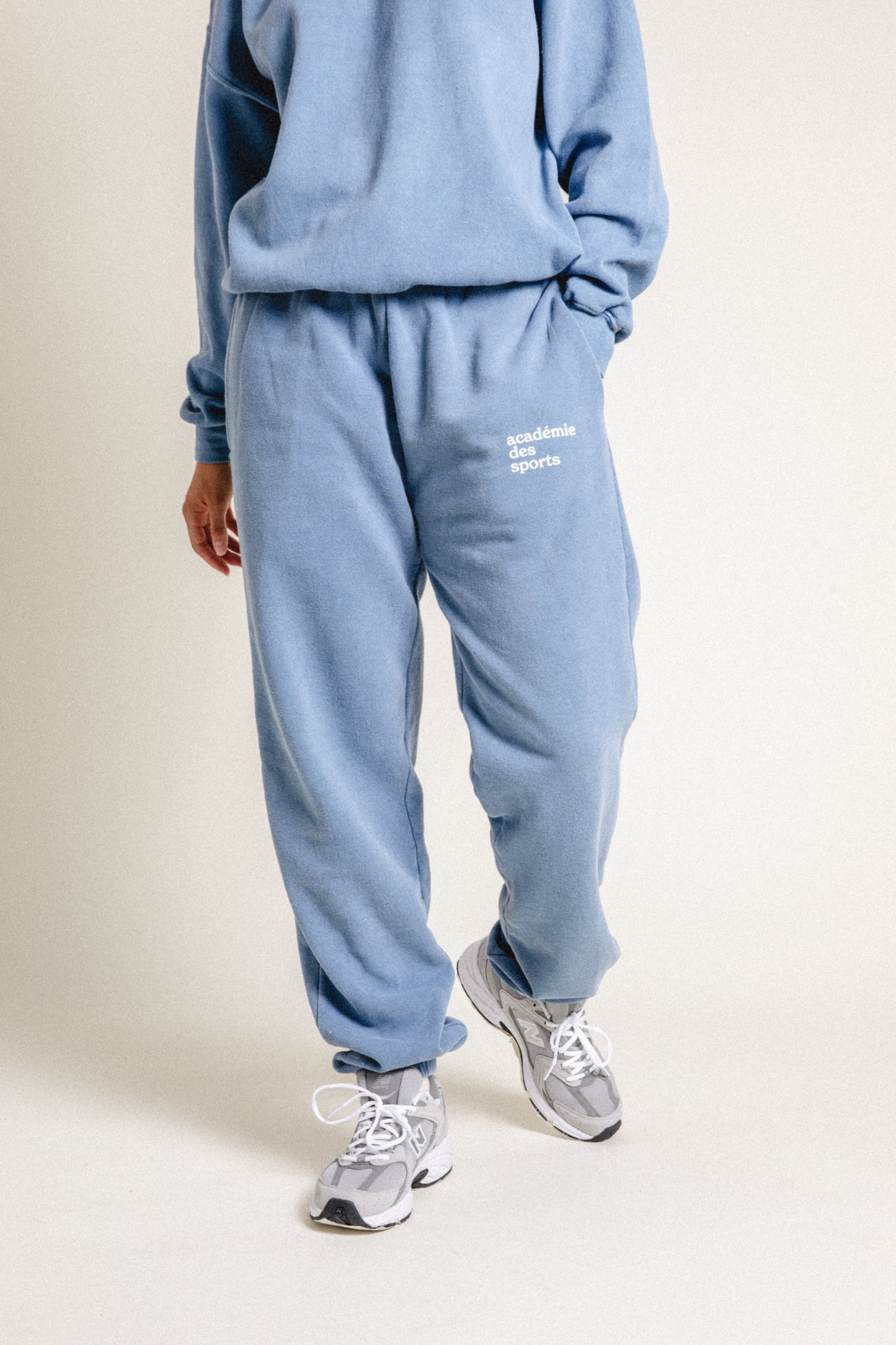 Rustic blue joggers on sale