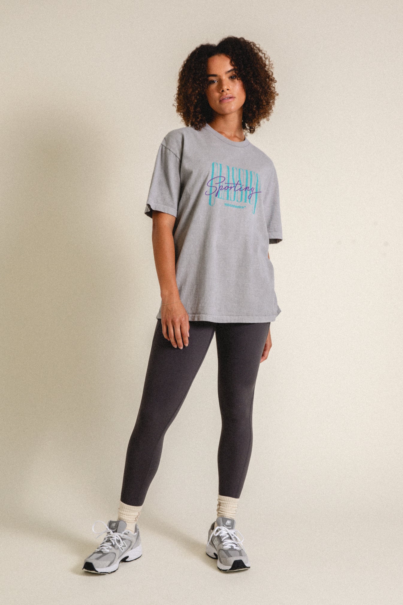 Vice 84 'Sporting Classics' Vintage Washed Tee - Ash