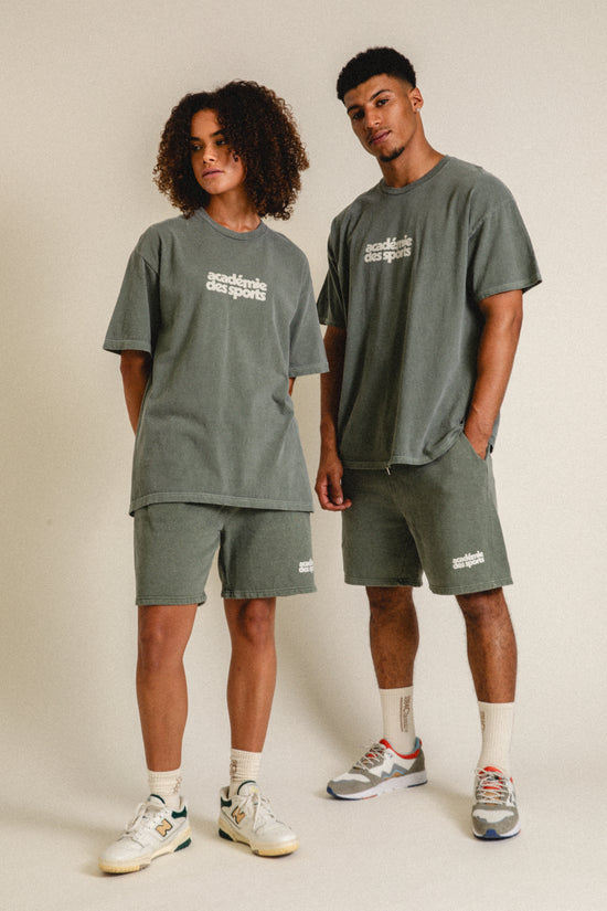 Vice 84 'Académie des Sports' Vintage Washed Shorts - Khaki