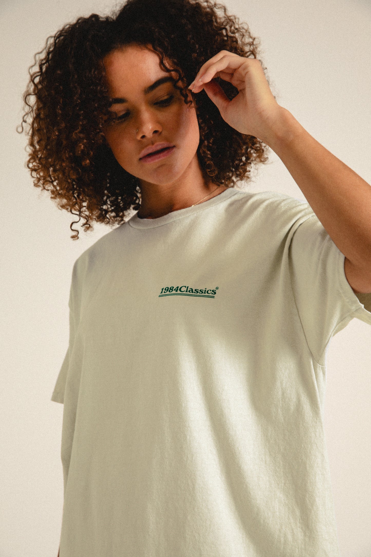 Vice 84 'Classics' Vintage Washed Tee - Cream