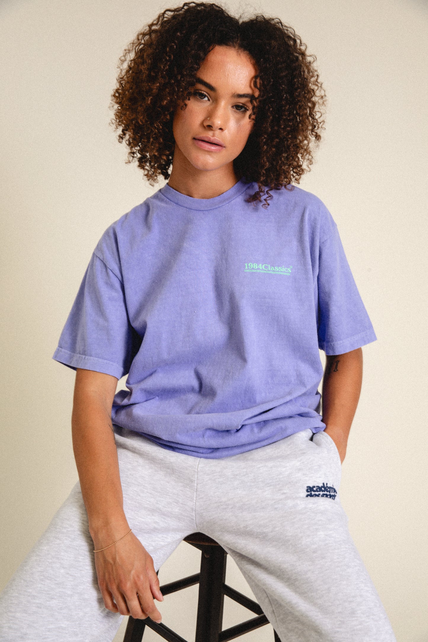 Vice 84 'Classics' Vintage Washed Tee - Orchid