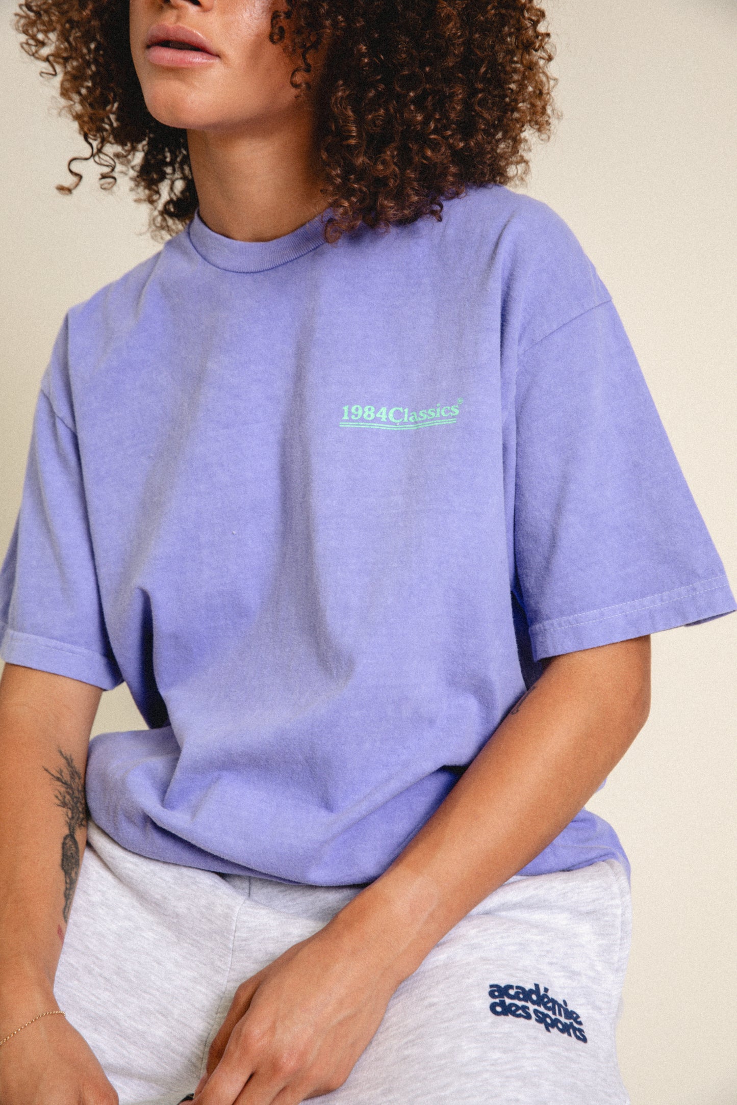 Vice 84 'Classics' Vintage Washed Tee - Orchid