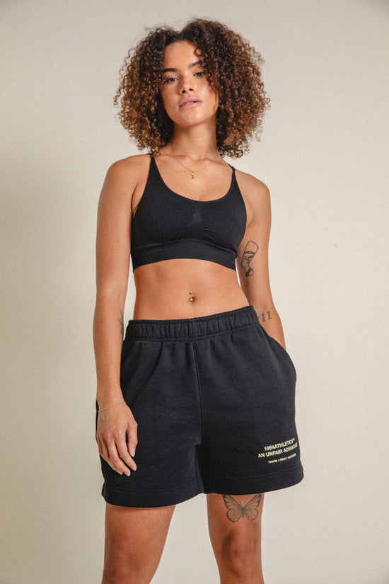 Vice 84 'Athletics' Jogger Shorts - Black