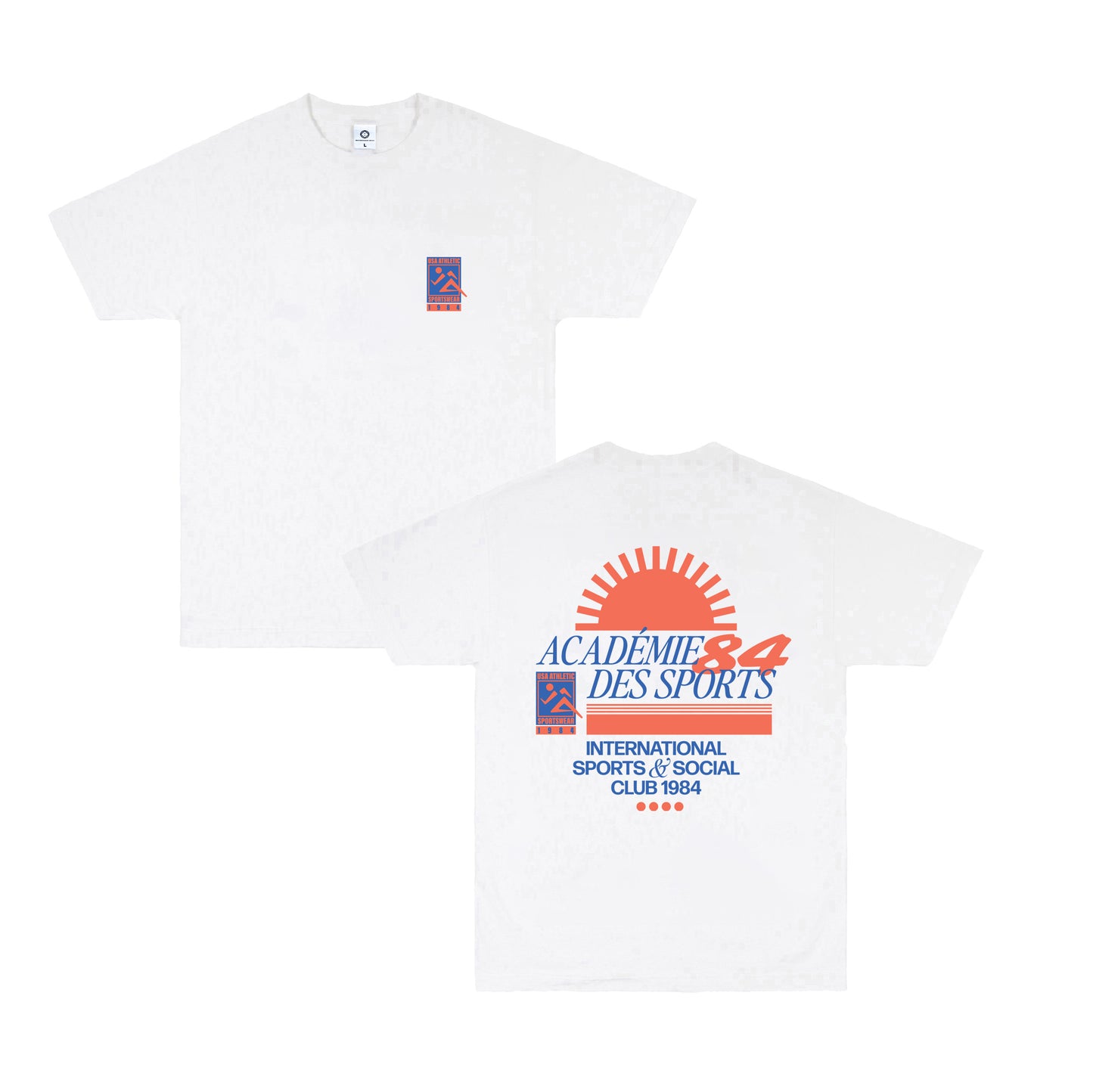 Vice 84 'Sports & Social Club' Tee - White