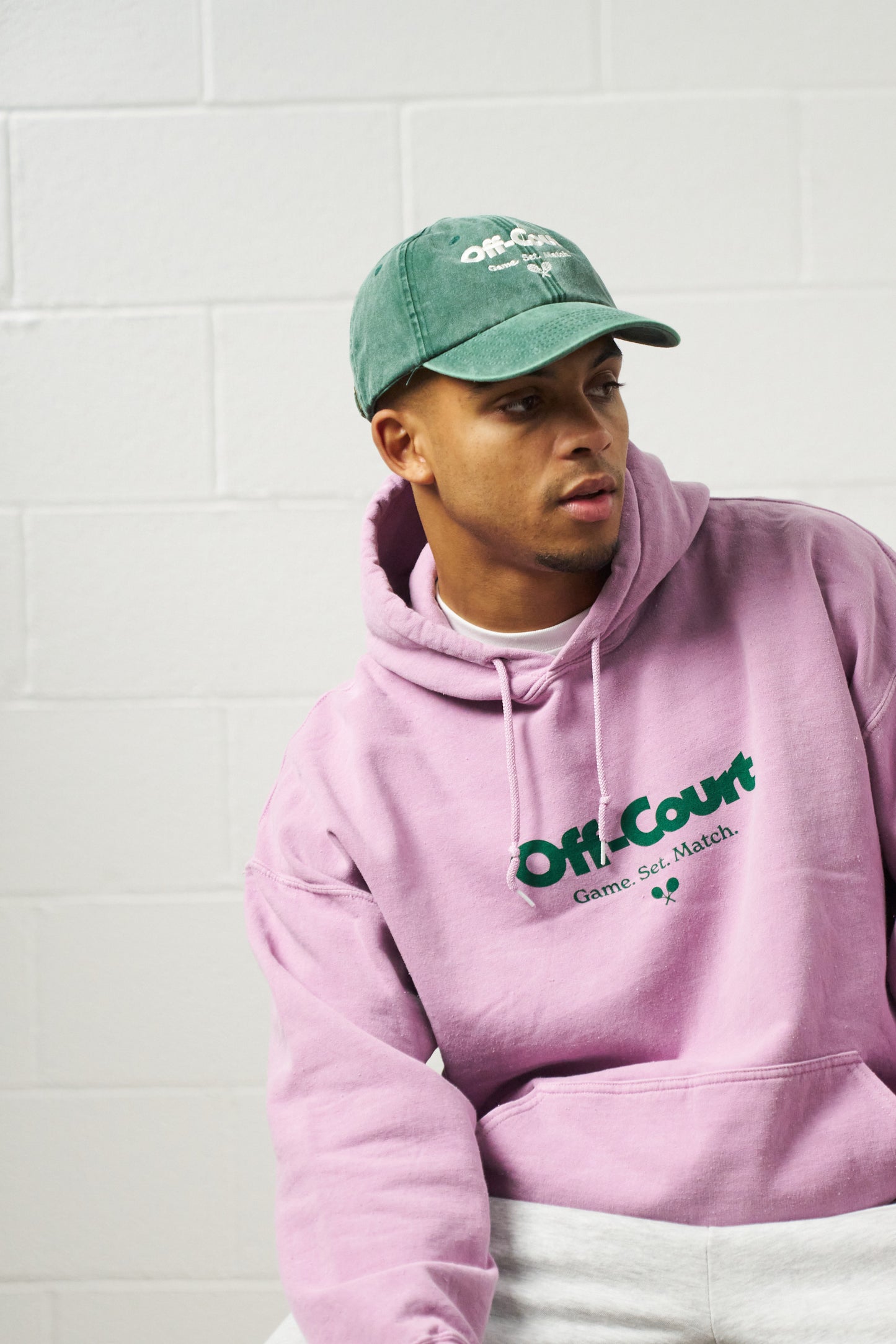Vice 84 'Off-Court' Vintage Washed Cap - Forest
