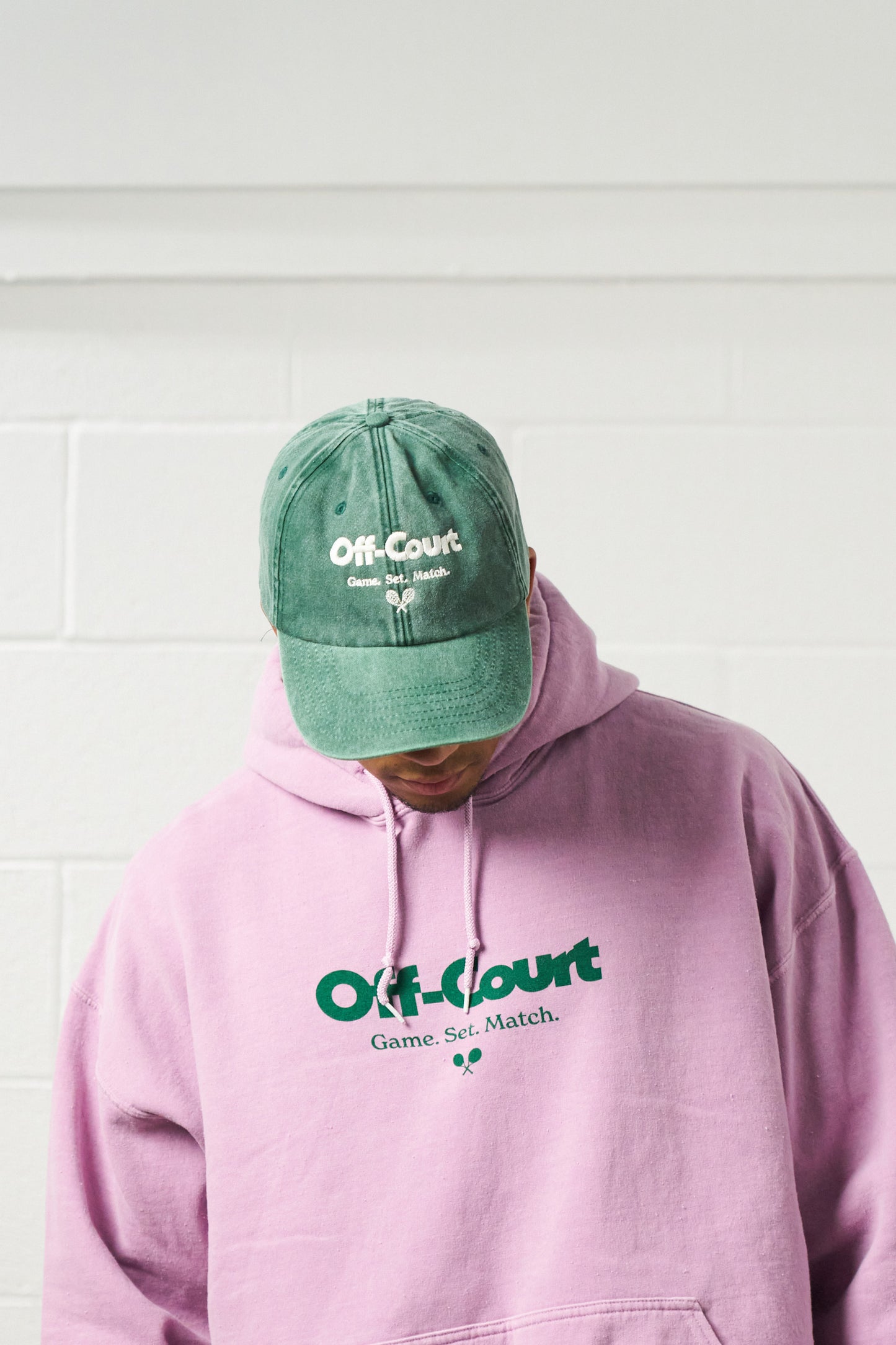 Vice 84 'Off-Court' Vintage Washed Cap - Forest