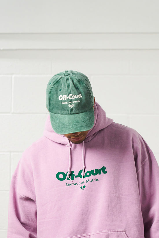 Vice 84 'Off-Court' Vintage Washed Cap - Forest