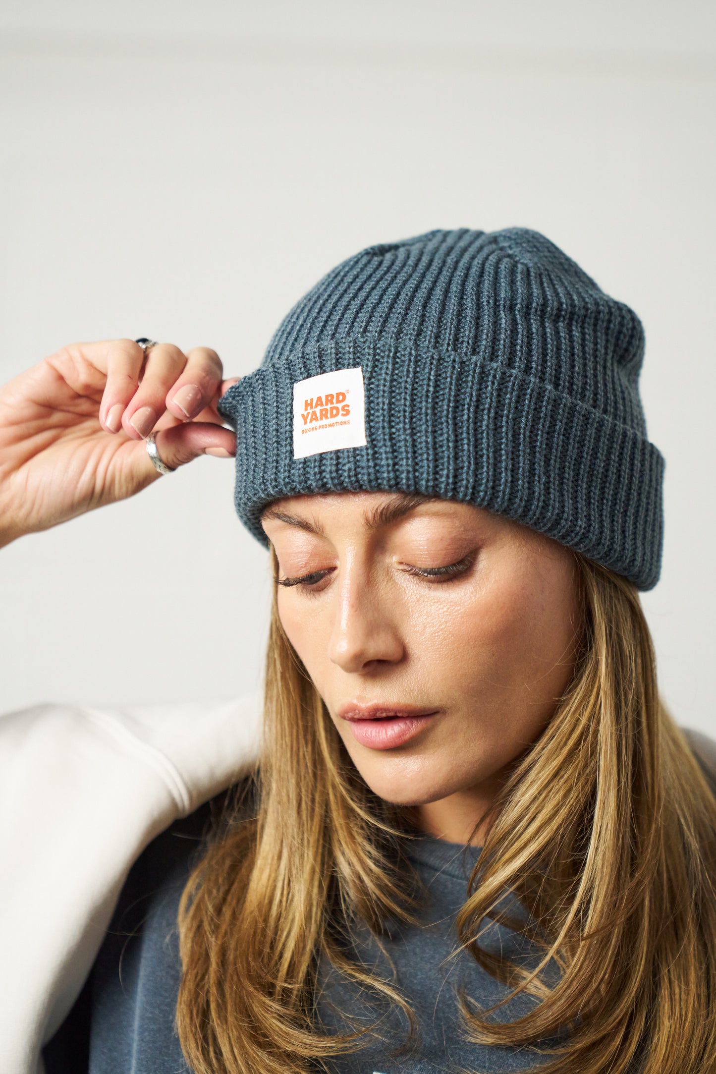 Vice 84 'Hard Yards' Fisherman Ribbed Beanie - Petrol