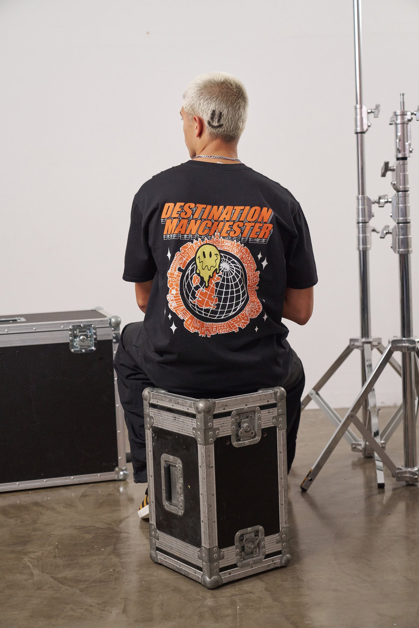 WHP x UN:IK 'Destination Manchester' Tee - Black