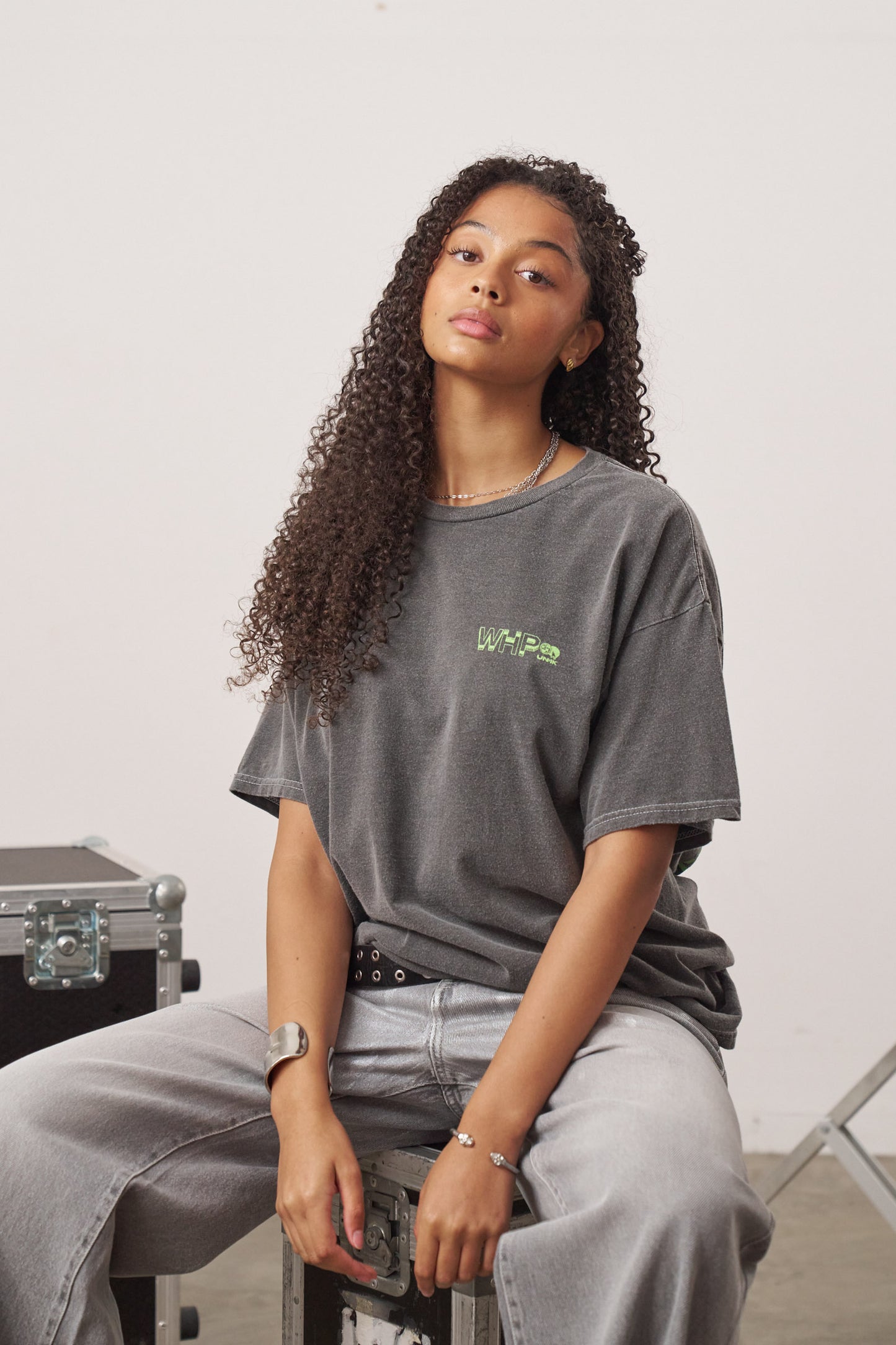 WHP x UN:IK 'Since 2006' Vintage Washed Tee - Black