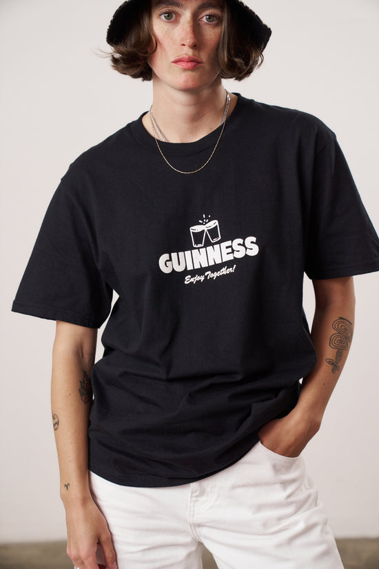 Guinness x UN:IK 'Enjoy Together' Tee & Print Bundle - Black