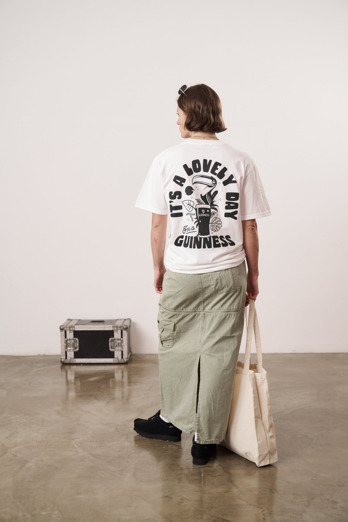 Guinness x UN:IK 'Jungle' Tee & Print Bundle - White