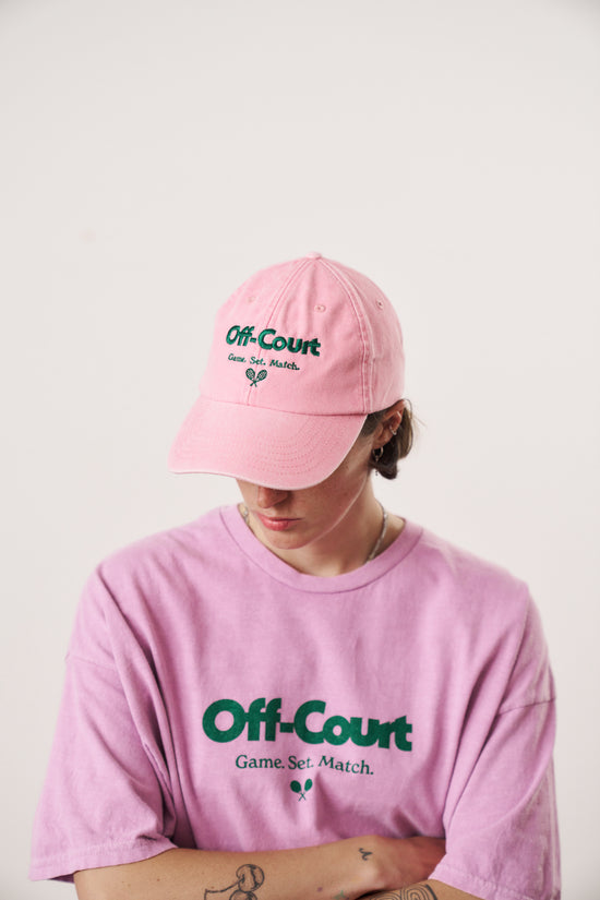 Vice 84 'Off-Court' Vintage Washed Cap - Pink