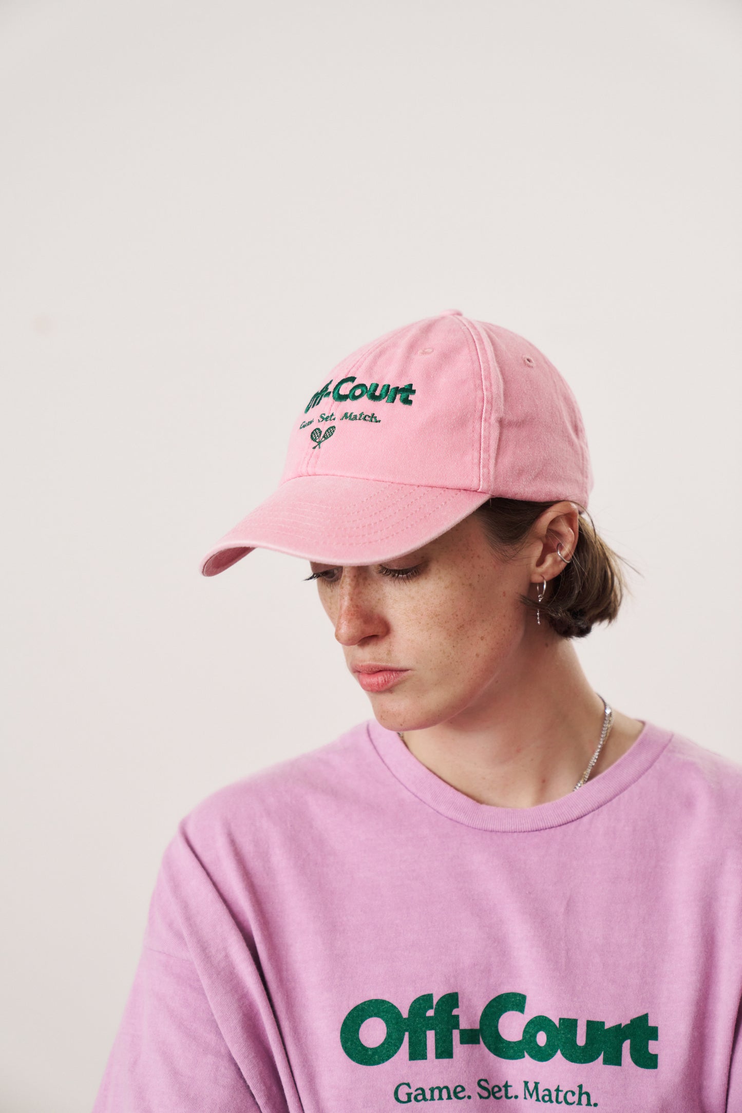Vice 84 'Off-Court' Vintage Washed Cap - Pink