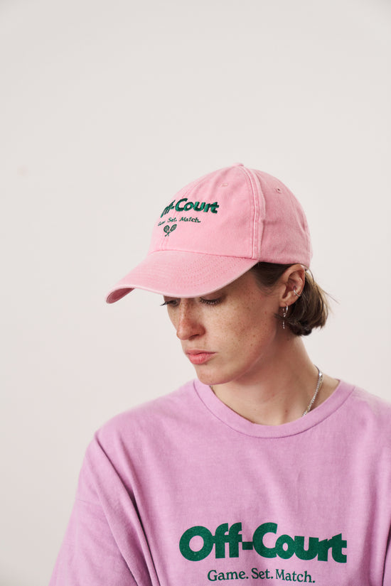 Vice 84 'Off-Court' Vintage Washed Cap - Pink