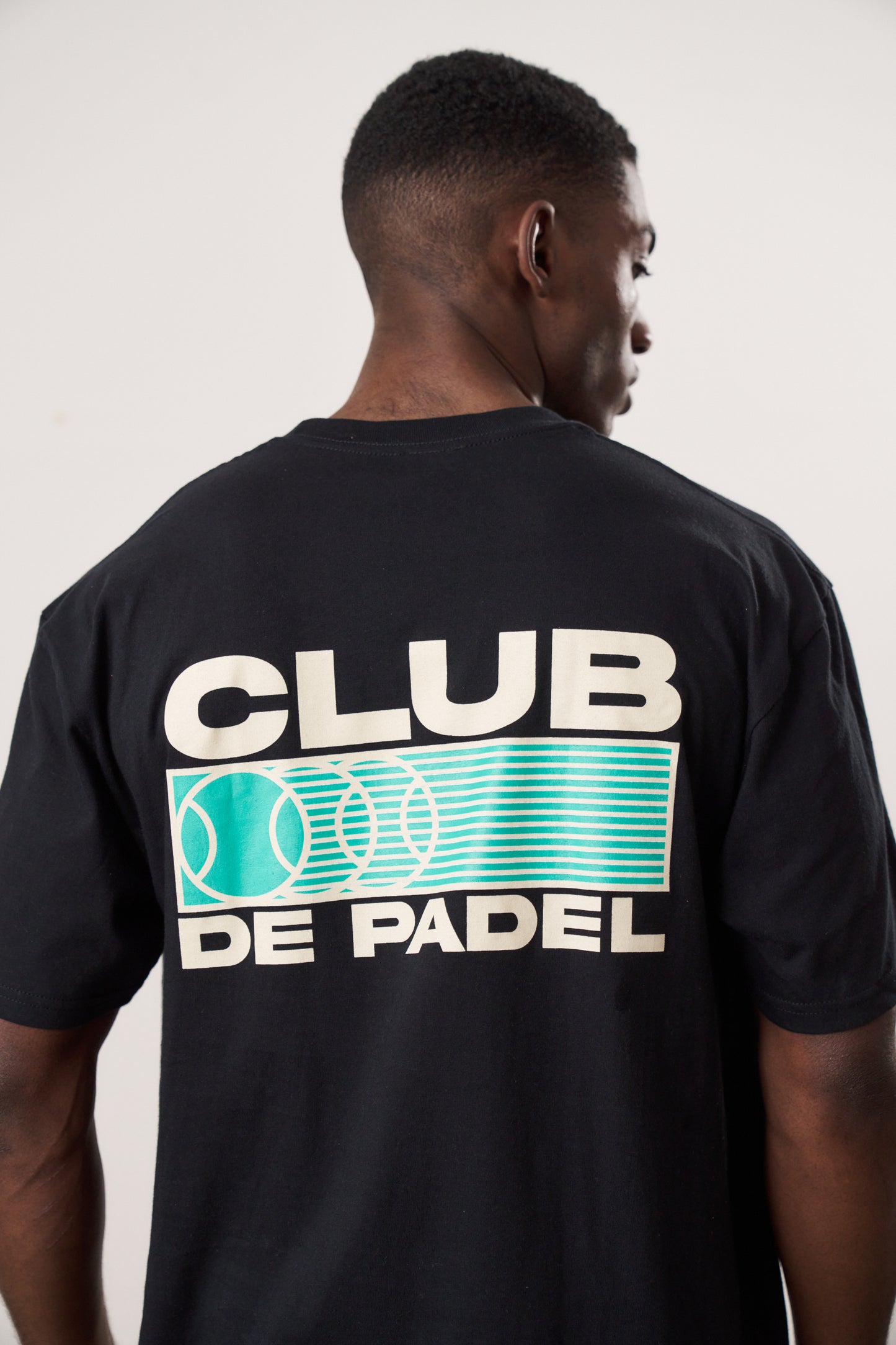 Club de Padel 'Heritage' Tee - Black