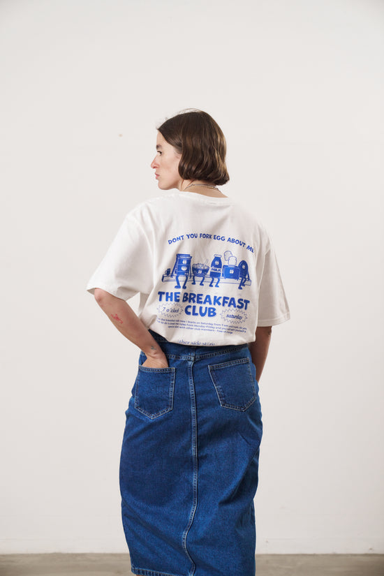 Other Side Store 'Breakfast Club' Tee - White