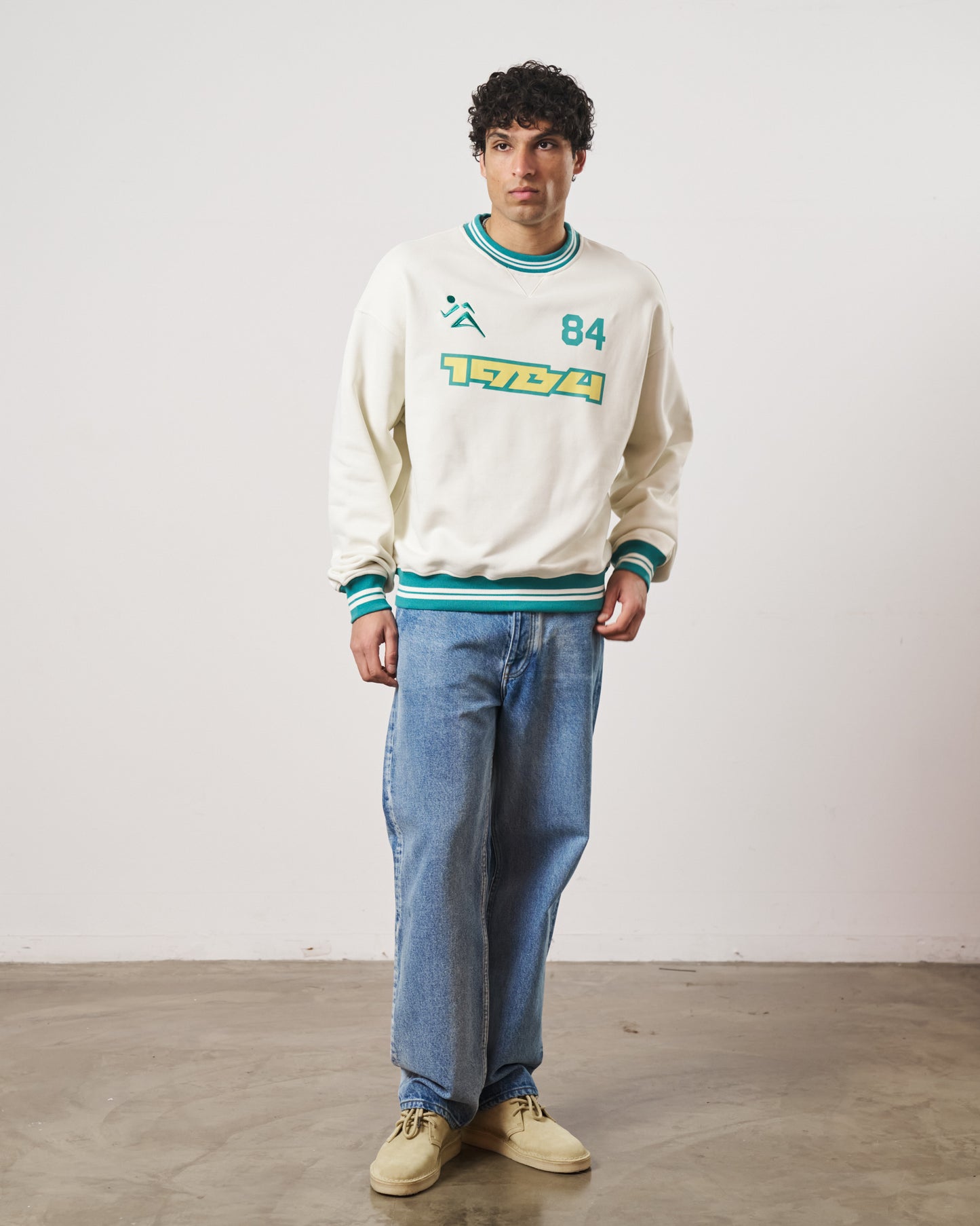 Vice 84 'Played in 1984' Heavyweight Sweater - Ecru