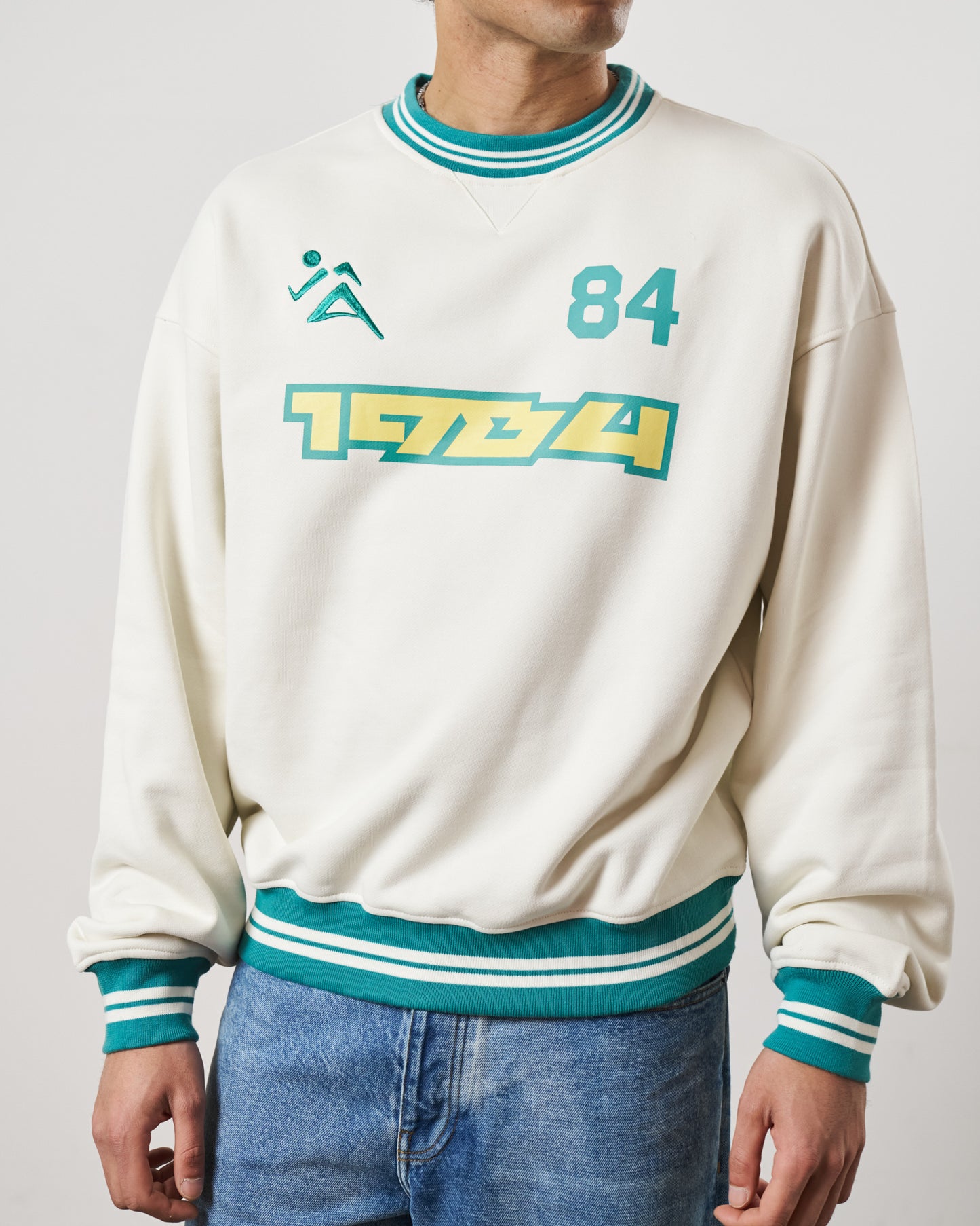 Vice 84 'Played in 1984' Heavyweight Sweater - Ecru
