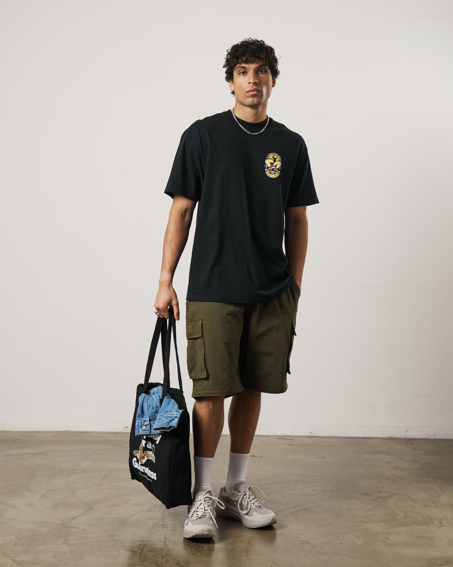 Guinness x UN:IK 'Tropical' Tee - Black