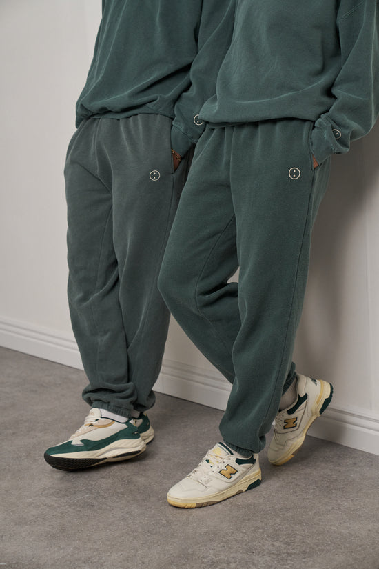 Essentials Vintage Washed Joggers - Forest