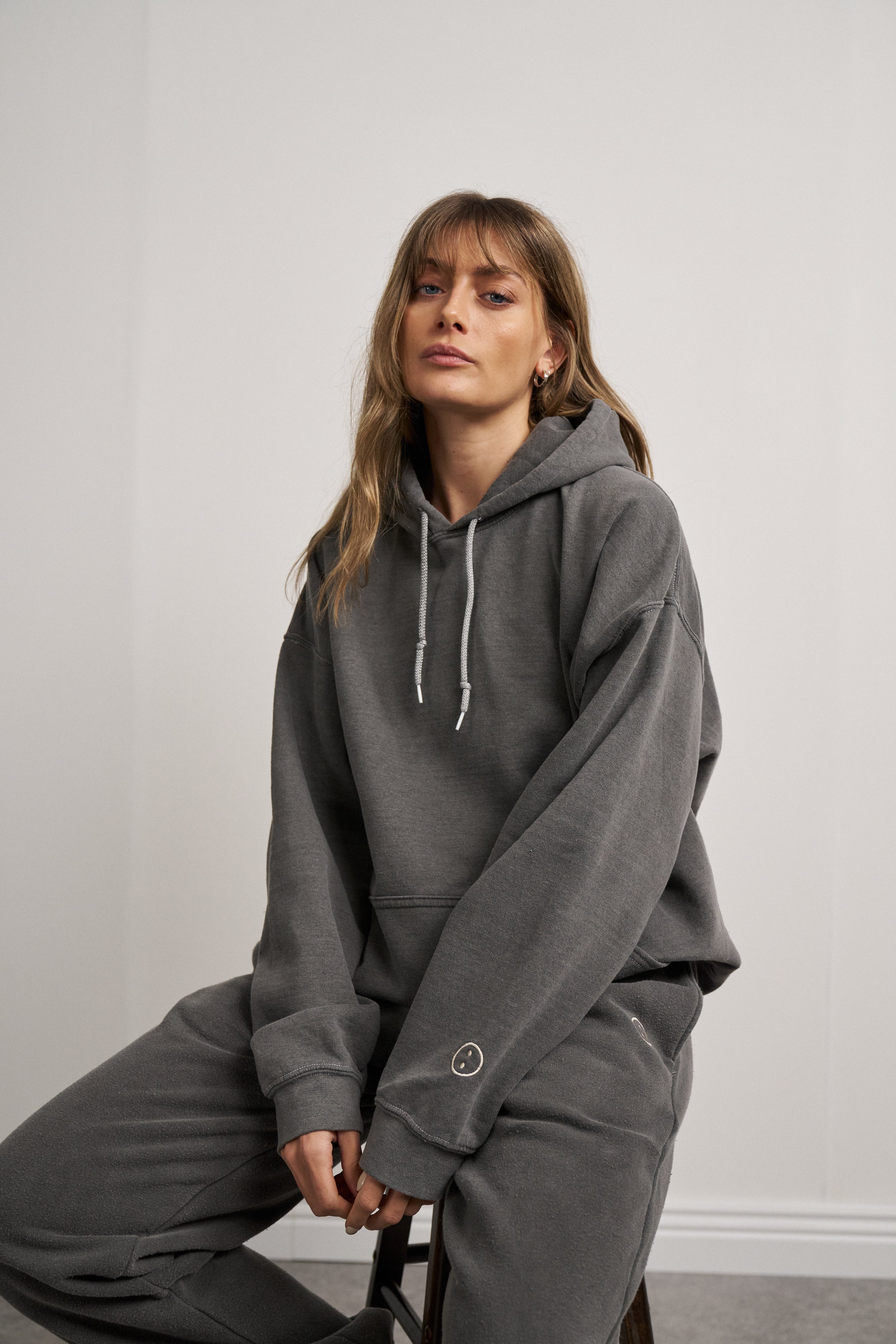 Essentials Vintage Washed Hoodie - Charcoal – UN:IK Clothing