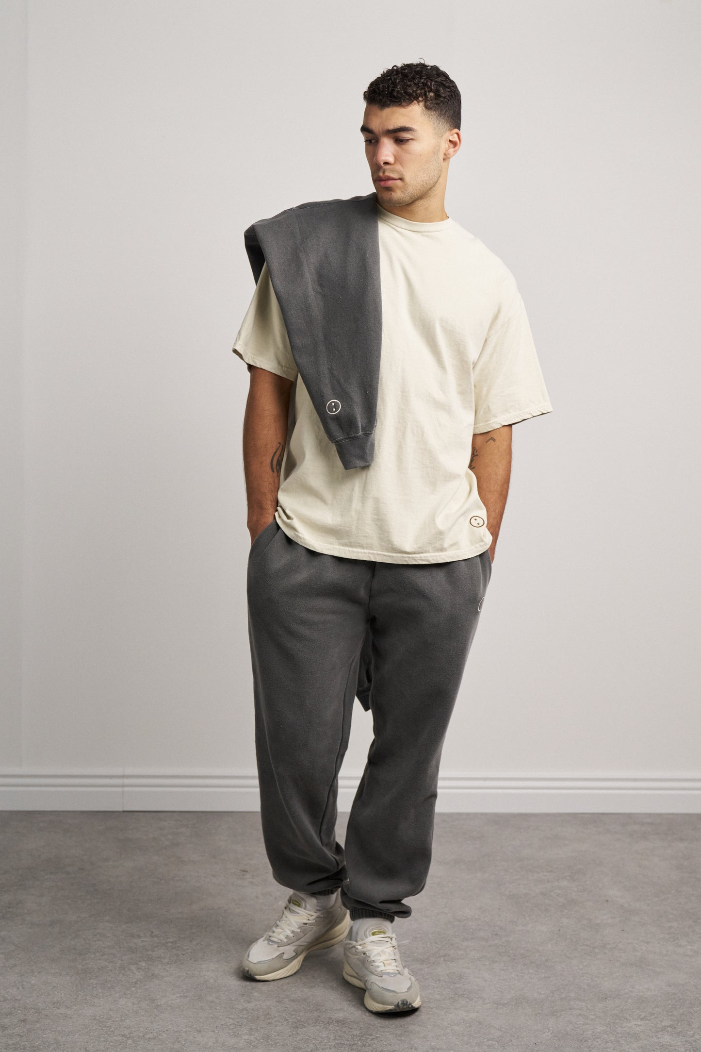 Essentials Vintage Washed Tee - Ivory