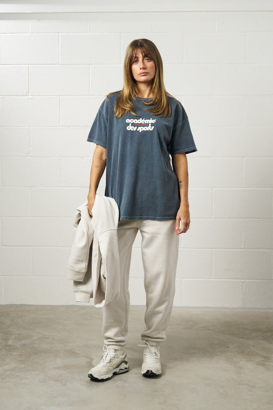 Vice 84 'Club Académie' Vintage Washed Tee - Navy
