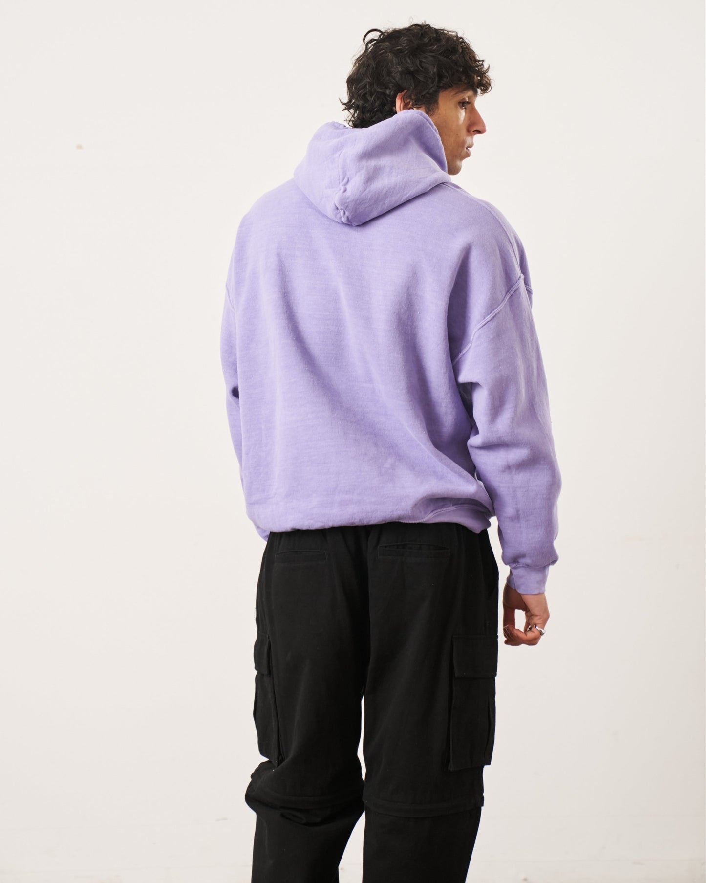 Essentials Vintage Washed Hoodie - Orchid