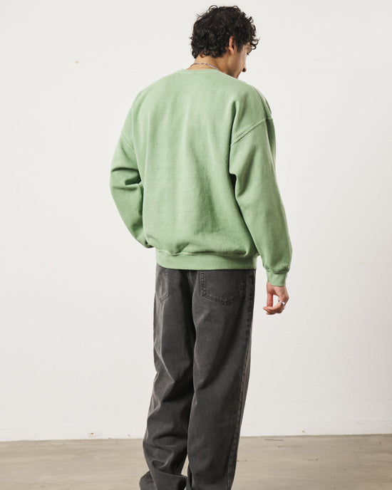 Load image into Gallery viewer, Essentials Vintage Washed Sweater - Sage Green
