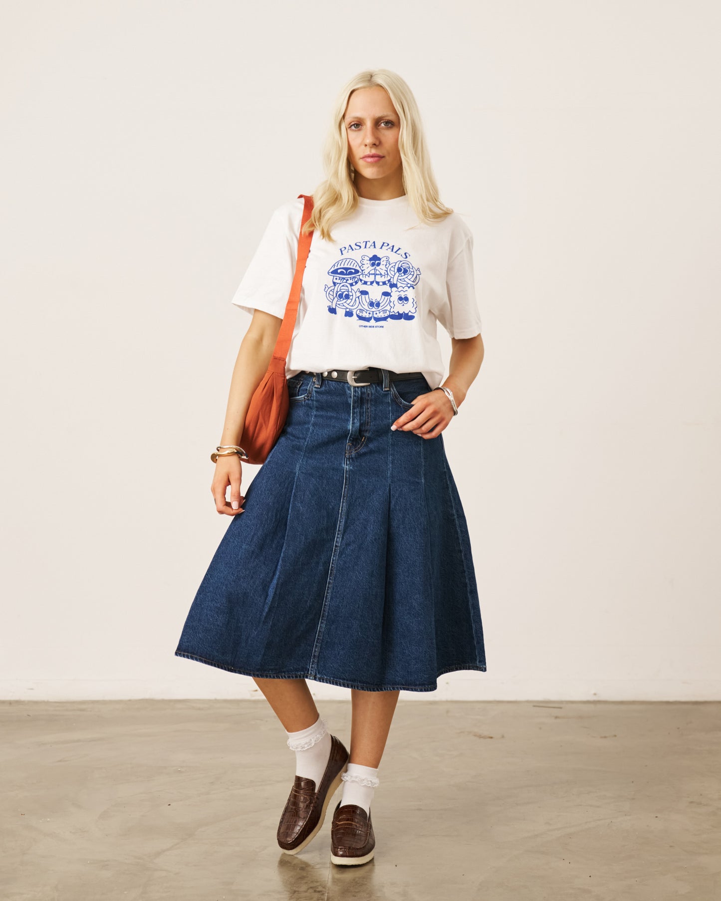 Other Side Store 'Pasta Pals' Tee - White