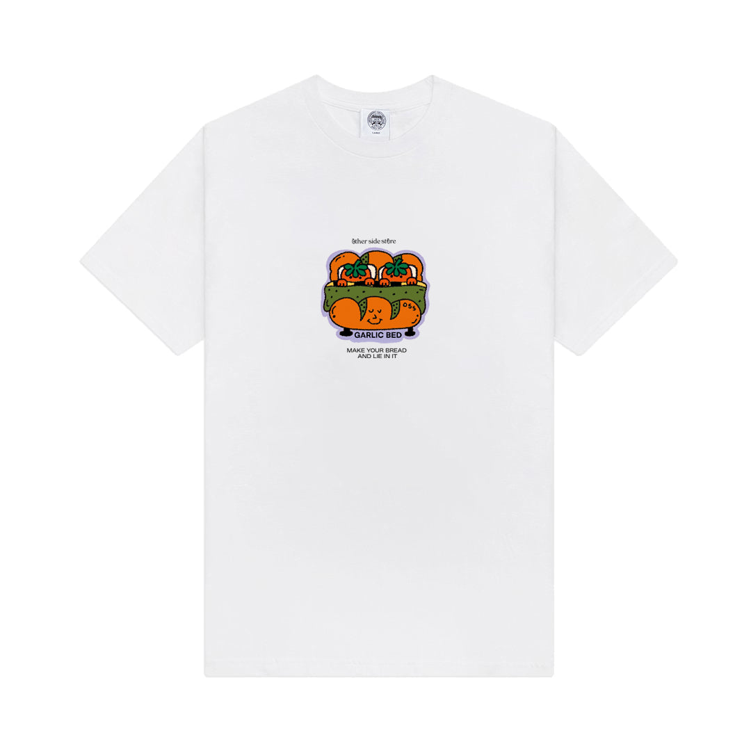 Other Side Store 'Garlic Bed' Tee - White