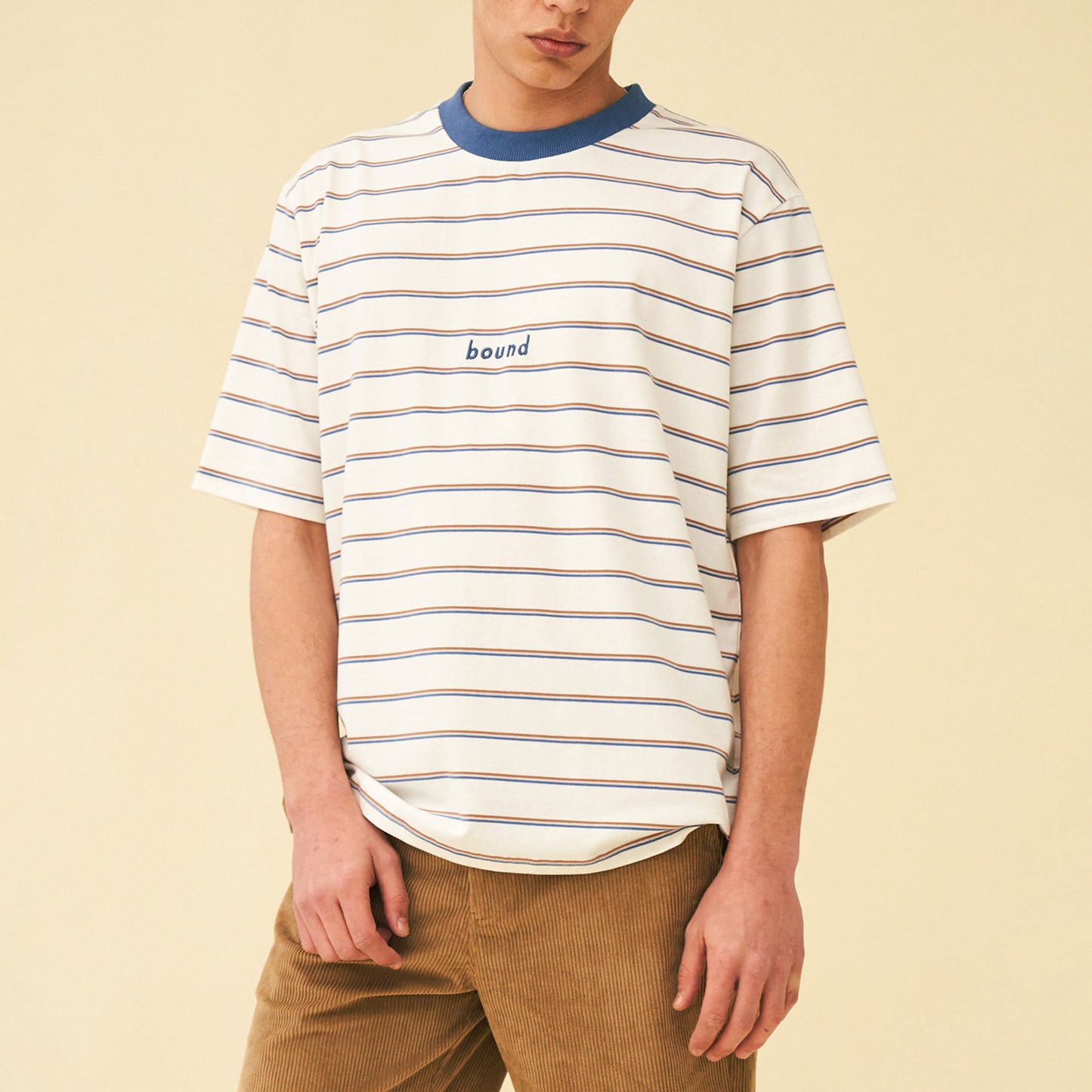 bound 'White Stripe' Tee