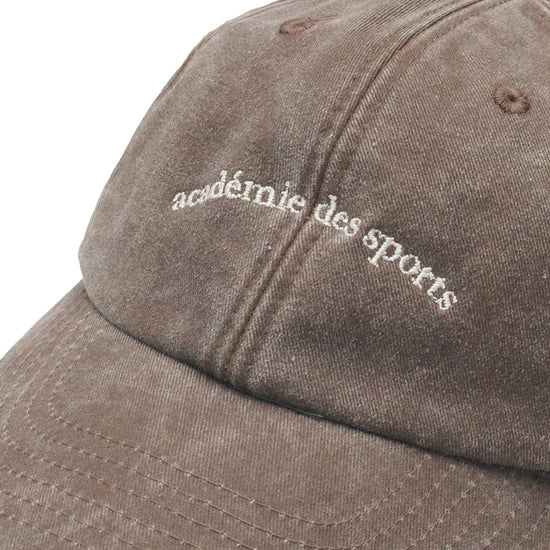 Vice 84 'Académie des Sports' Washed Cap - Brown