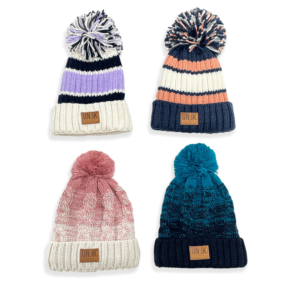 Essentials Winter Cable Bobble Hat Beanies