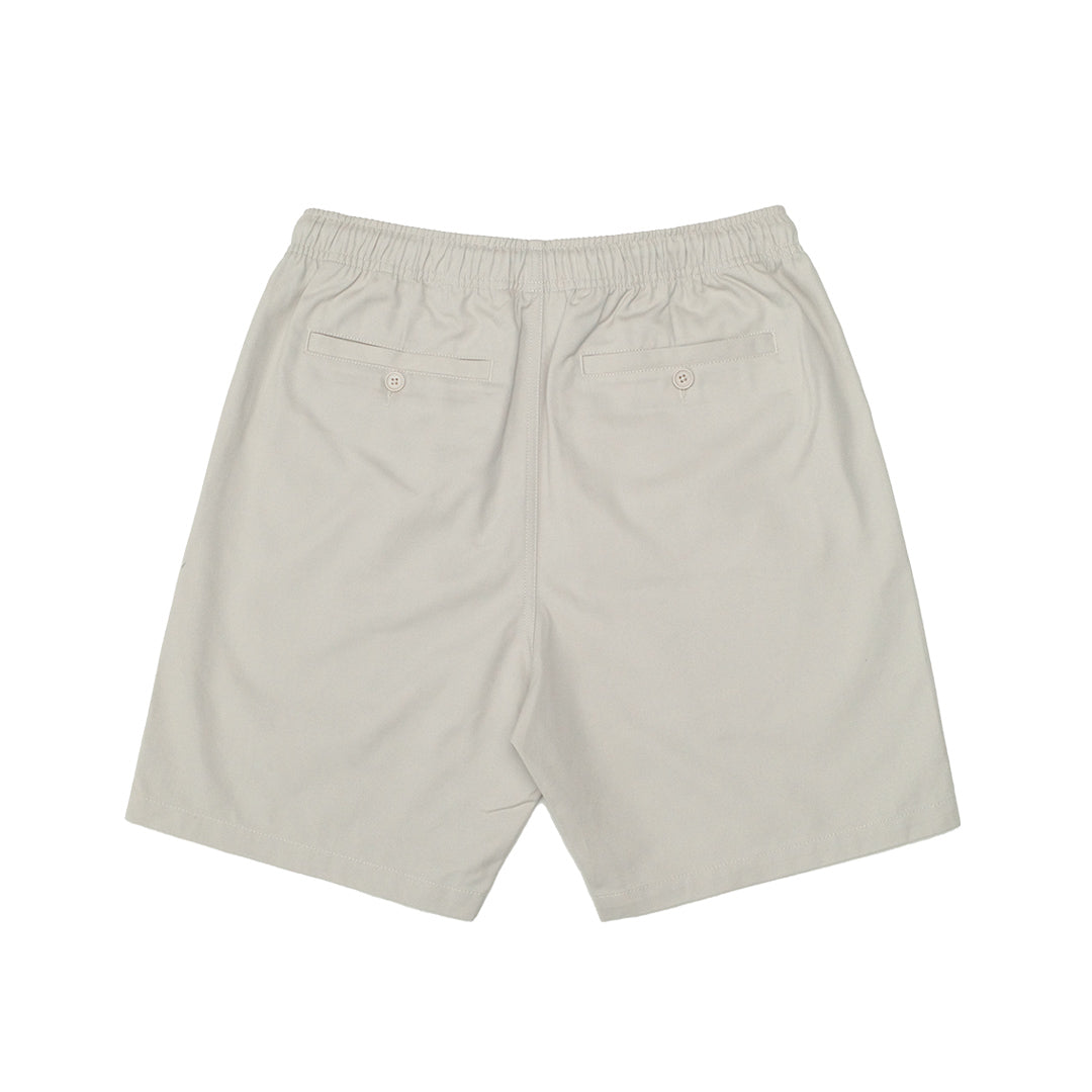 A Thousand Futures 'Lucky' Canvas Twill Shorts - Bone