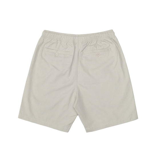 A Thousand Futures 'Lucky' Canvas Twill Shorts - Bone