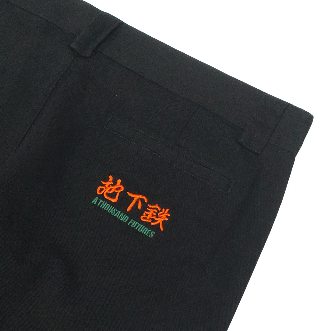 A Thousand Futures 'Lucky' Work Trouser - Black