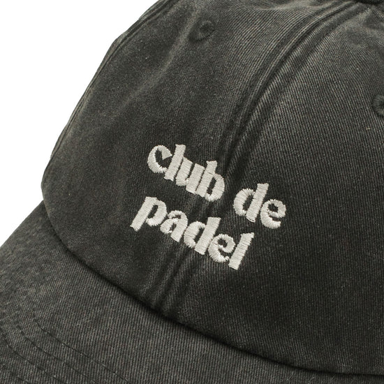 Load image into Gallery viewer, Club de Padel Washed Cap - Washed Black
