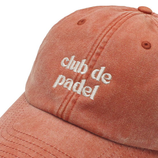 Club de Padel Vintage Washed Cap - Burnt Orange