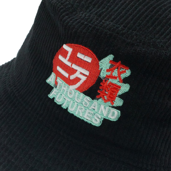 A Thousand Futures 'Lucky' Cord Bucket Hat - Black