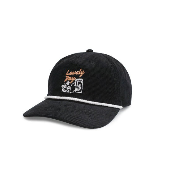 Guinness x UN:IK 'Cheers' Embroidered Cord Rope Cap - Black