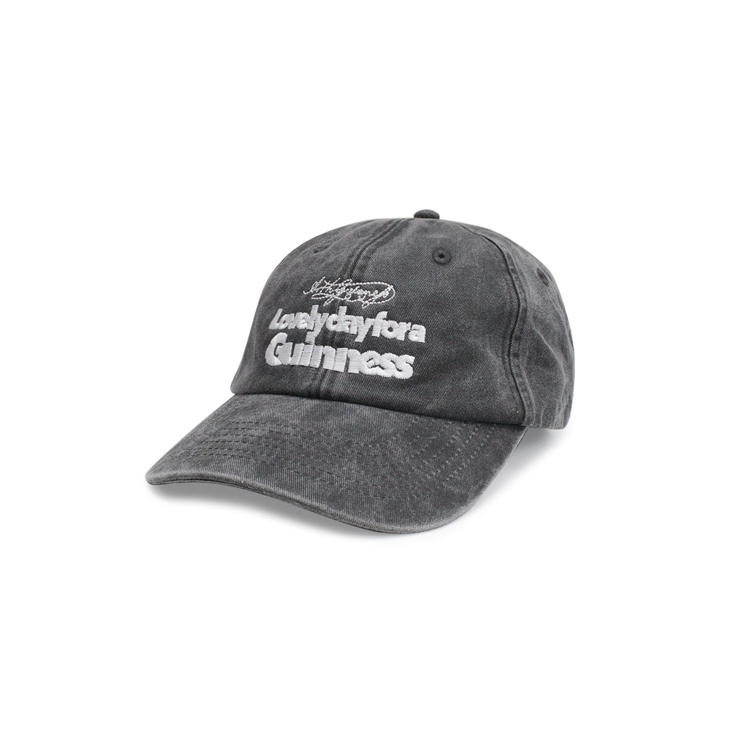 Guinness x UN:IK 'Lovely Day' Vintage Washed Cap - Black
