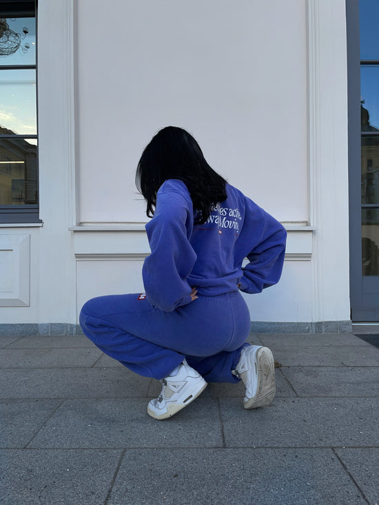 Vice 84 'Always Moving' Sweater & Jogger Set - Vintage Washed Violet