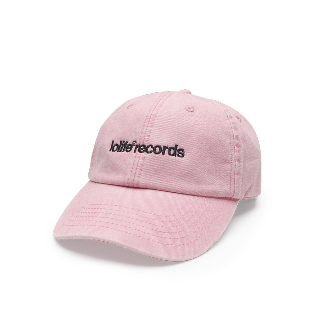 LOLiFE 'Records' Vintage Washed Cap - Pink