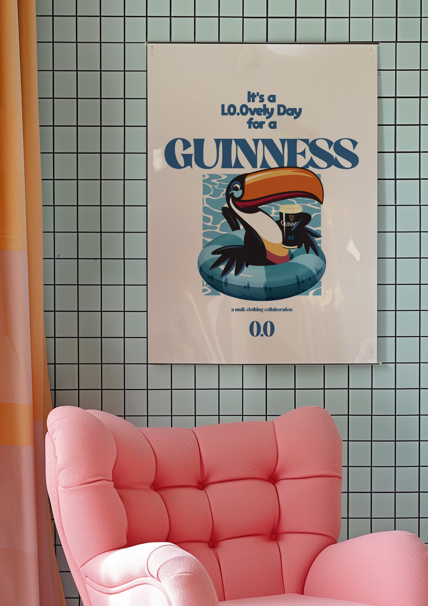 Guinness x UN:IK 'Zero' Print - White
