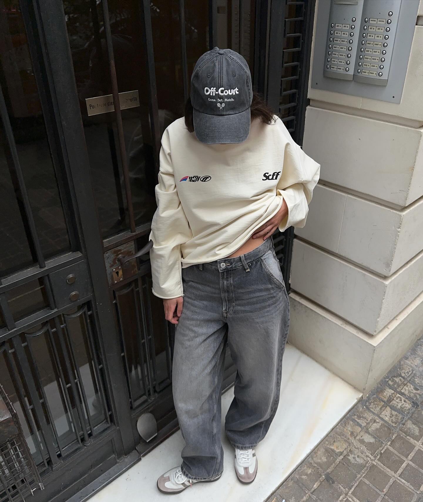 Vice 84 'Off-Court' Vintage Washed Cap - Black