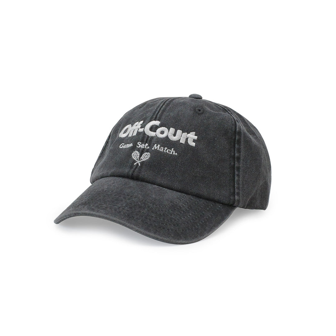 Vice 84 'Off-Court' Vintage Washed Cap - Black
