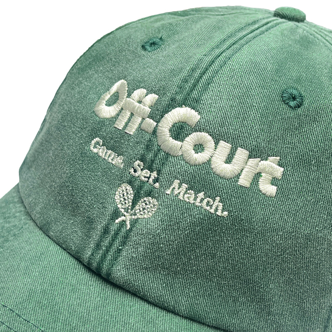 Vice 84 'Off-Court' Vintage Washed Cap - Forest