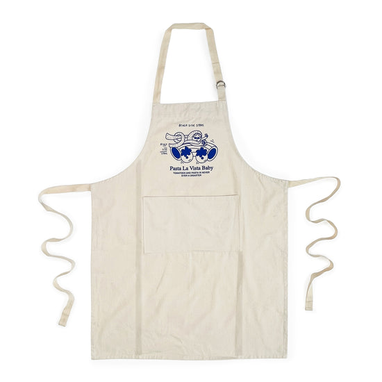 Other Side Store 'Pasta La Vista' Apron - Natural